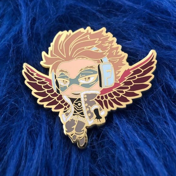 Hawks Enamel Pin - BNHA - My Hero Academia - MHA - Picture 2 of 3
